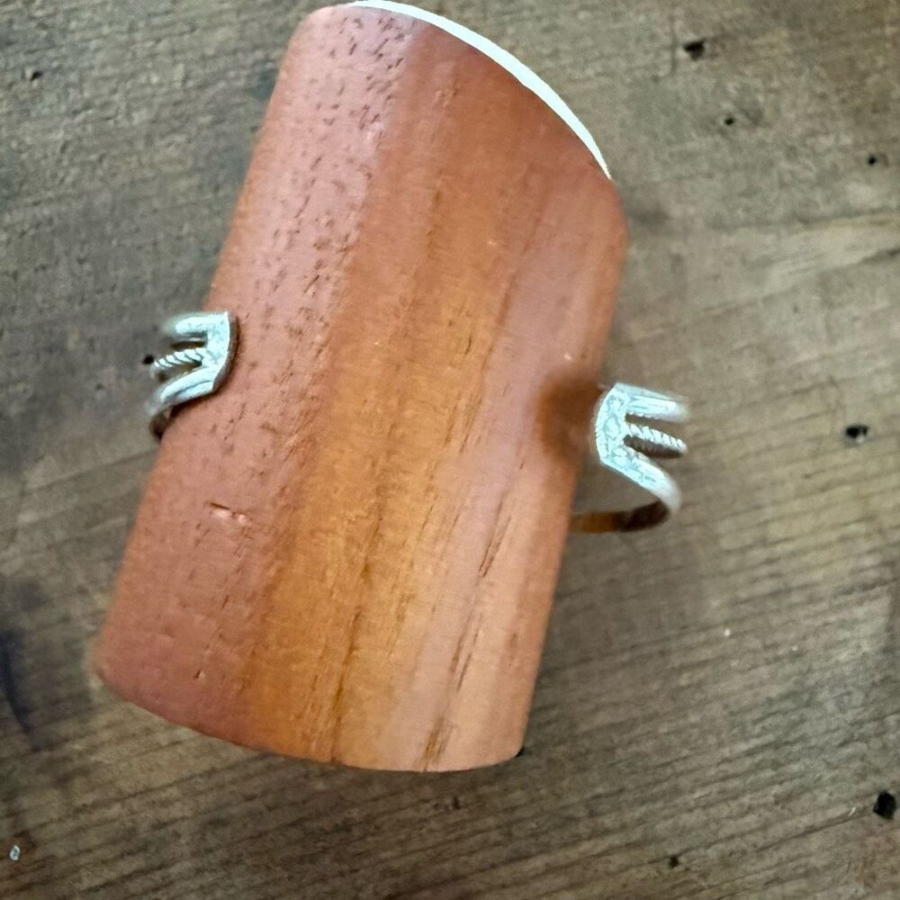 Vintage Alpaca Mexico Silver Abalone Crushed Turquoise Cuff Bracelet - Picture 3 of 6